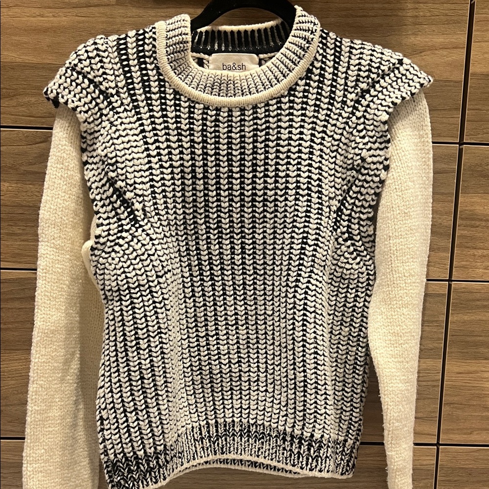 ba&sh Monochrome Knit Women's Sweater